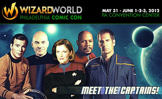 All Five Star Trek Captains On Board For Philadelphia Comic Con
