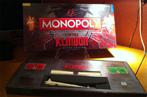 Trek Culture Preview: MONOPOLY®: Star Trek Klingon Edition - Limited Edition Box Art & Collectible