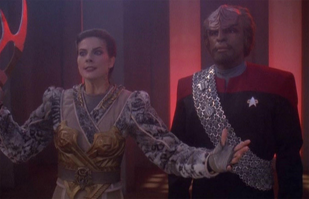 Star Trek DS9 "Looking for par'Mach..." Dax Klingon Costume Up For Bids on Ebay