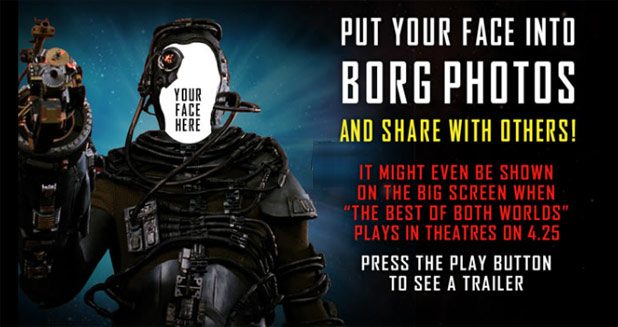 Hey You! Go Borg Yourself... with the new Star Trek Facebook App