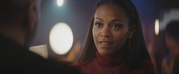 Saldana Nervous About Pllaying Uhura Until She Talked To Nichols
