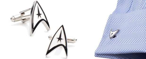 Complete Your Dress Unifrom W/ Star Trek Cufflinks
