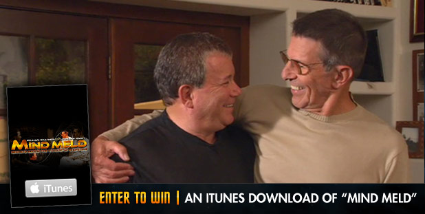 Enter To Win A iTunes Download of "Mind Meld". The Shatner / Nimoy Interview Documentary.